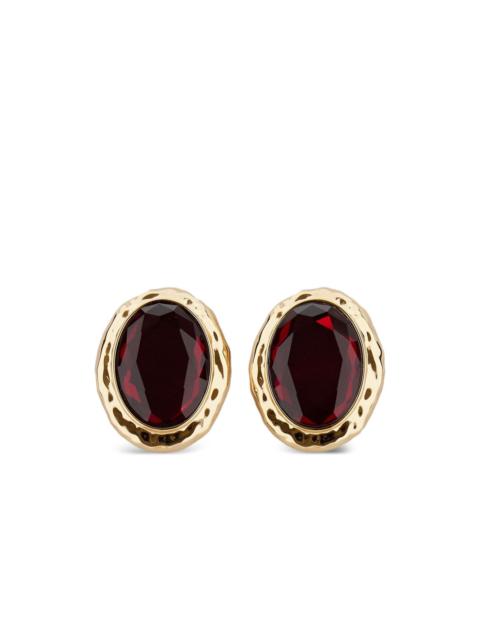 oval-shape earrings