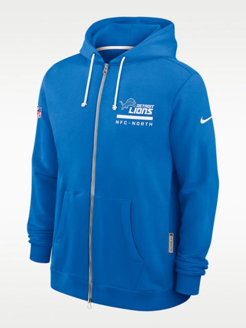 Detroit Lions Utility Player Sideline Men's Nike Dri-FIT NFL Full-Zip Hoodie