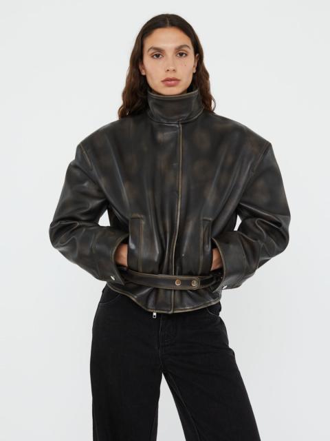 Burnished Eddie Leather Jacket