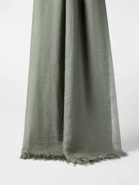 Cashmere and silk scarf
