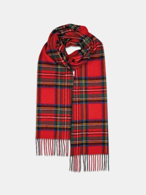 Unisex Oversized Lambswool Scarf Royal Stewart