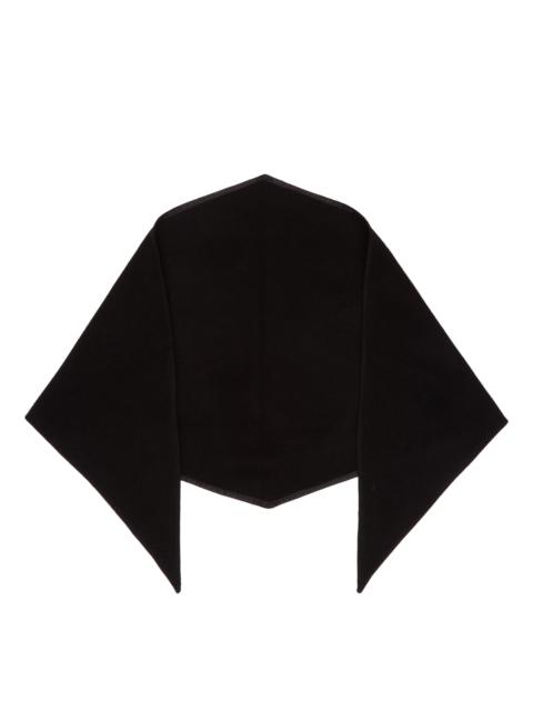 Black Wool Scarf