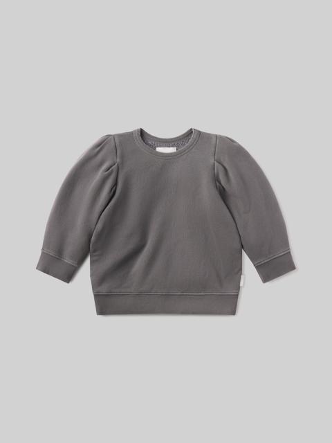 Pleated Short Sleeve Crew
In Dark Grey