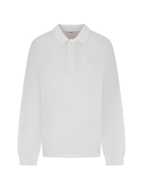 Freddie long-sleeve polo top