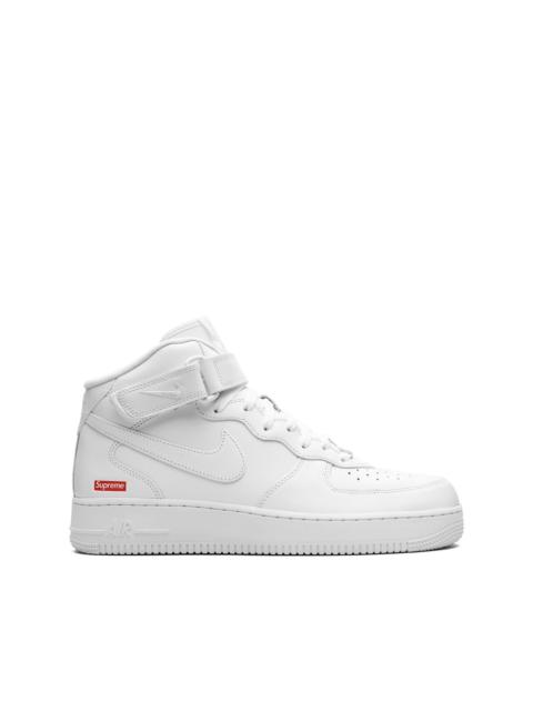 x Supreme Air Force 1 Mid "Mini Box Logo White" sneakers