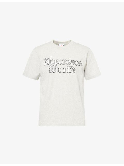Icecream World Crewneck Cotton-Jersey T-Shirt