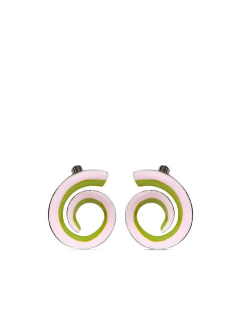 spiral earrings