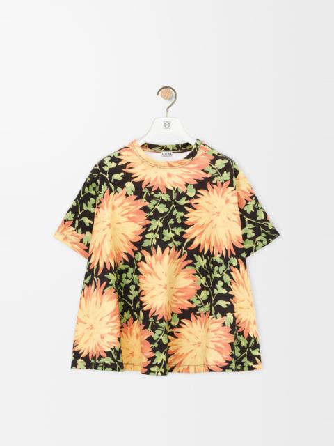 Trapeze top in cotton blend