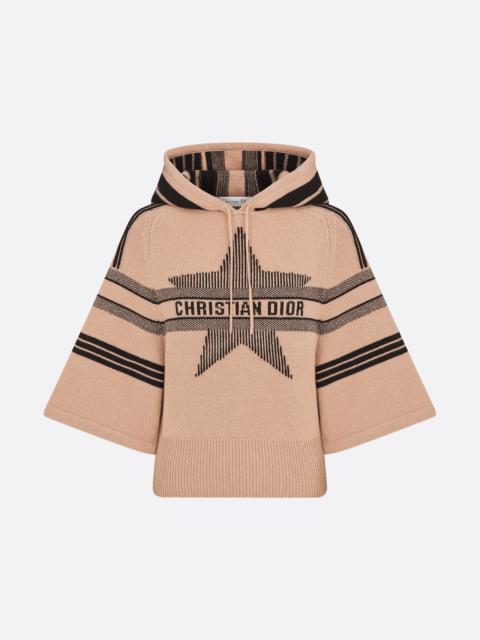 DiorAlps Three-Quarter Sleeve Hooded Sweater
