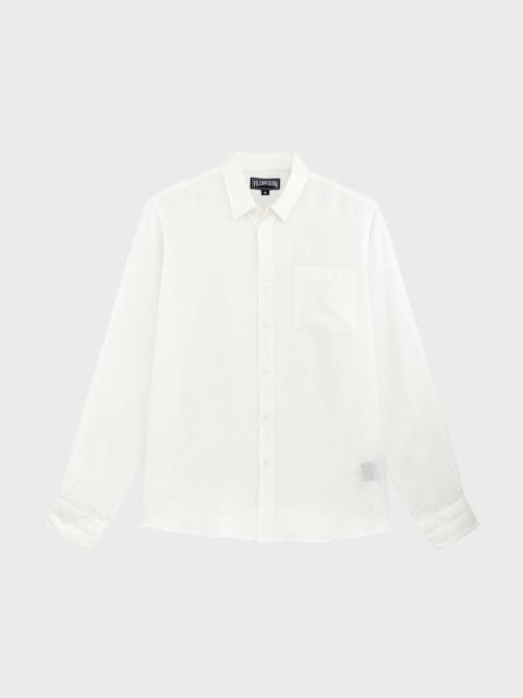 MEN LINEN SHIRT SOLID