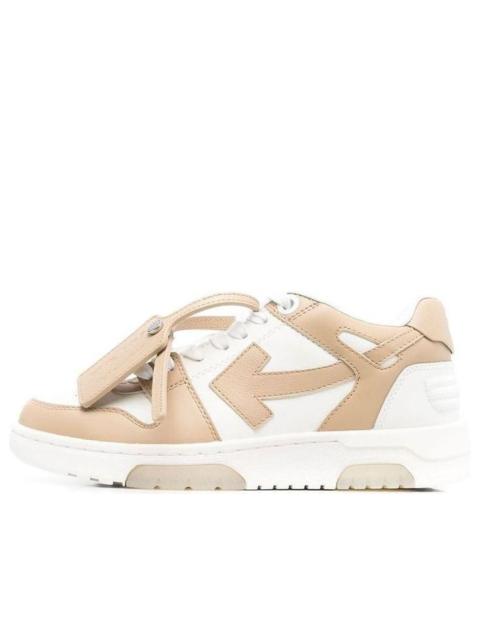 (WMNS) Off-White Out Of Office Low-Top Sneaker 'Tan White' OWIA259S22LEA0010117
