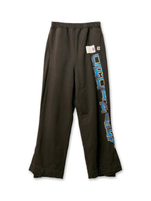 COLLAGE PRINT RESIZED PANTS