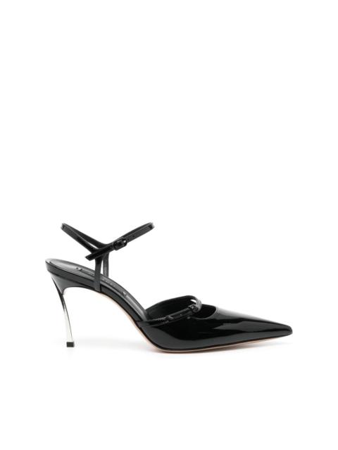 90mm patent leather pumps
