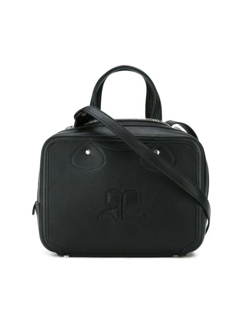square logo tote