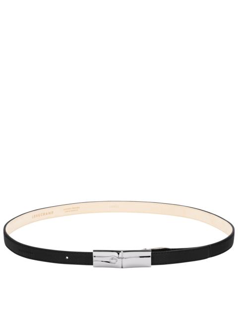 Le Roseau Ladies' belt Black - Leather