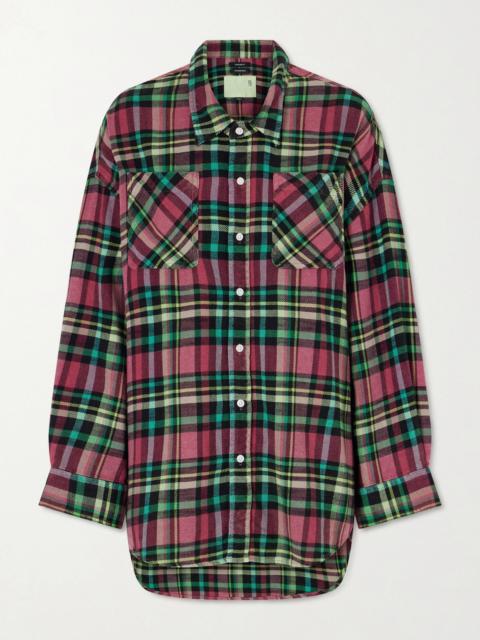 Plaid Cotton-flannel Shirt
