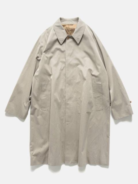 Cotton Covert Gabardine Walker Coat Taupe