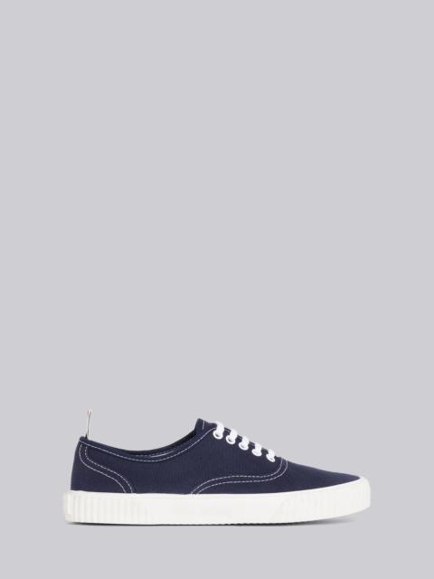 Navy Cotton Canvas Heritage Sneaker