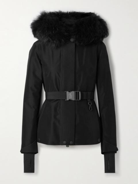 Laplance Shearling-trimmed Belted Gore-tex Down Jacket