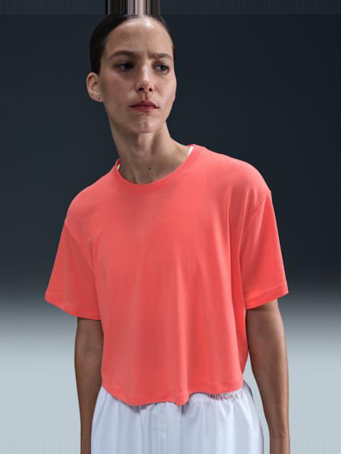 Nike One Relaxed Women's Dri-FIT Cropped Short-Sleeve Top