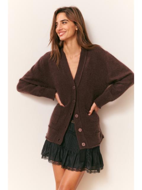 Applene Brushed Cashmere Cardigan