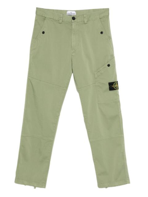 logo-patch panelled trousers