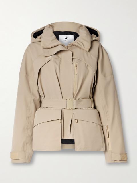 Tignes Hooded Belted Ski Jacket