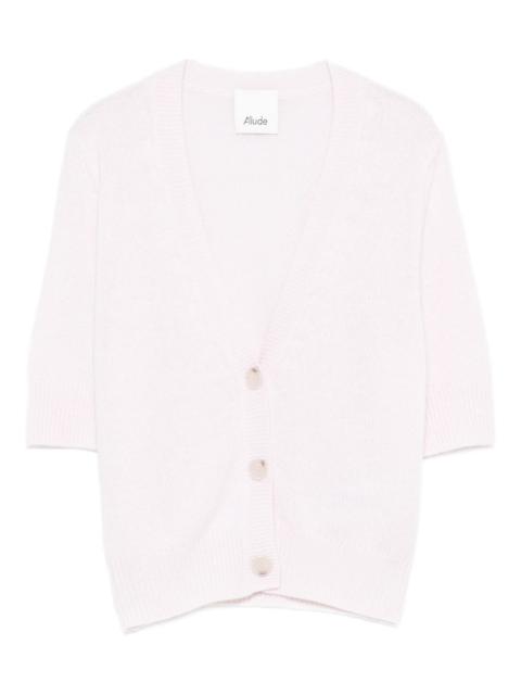 button short-sleeve cardigan