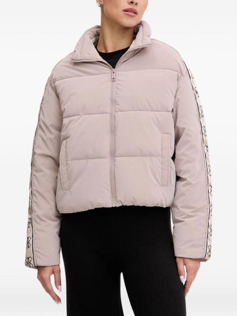 high-neck puffer jacket