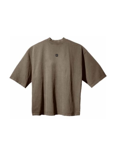 Yeezy Gap Engineered by Balenciaga Logo 3/4 Sleeve T-shirt Beige