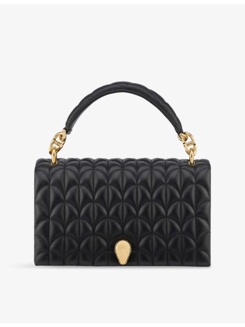 Serpenti Sugarloaf leather shoulder bag