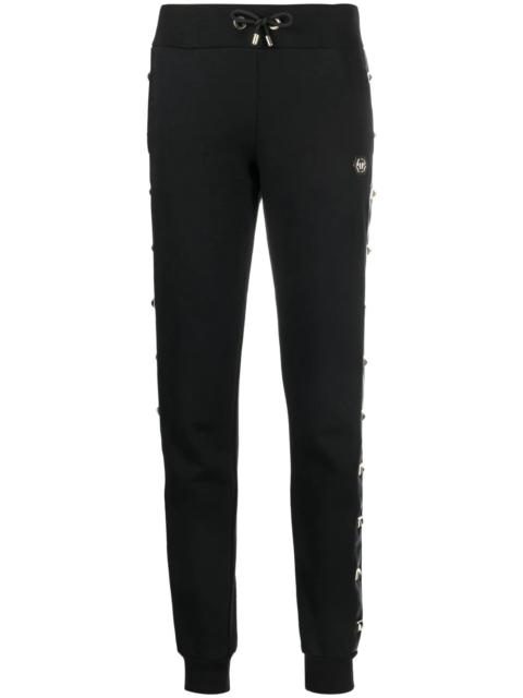 studded side panel track pants