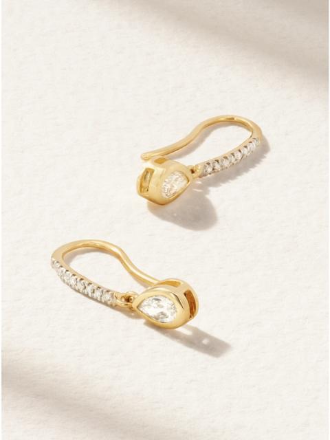 14-karat Gold Diamond Earrings