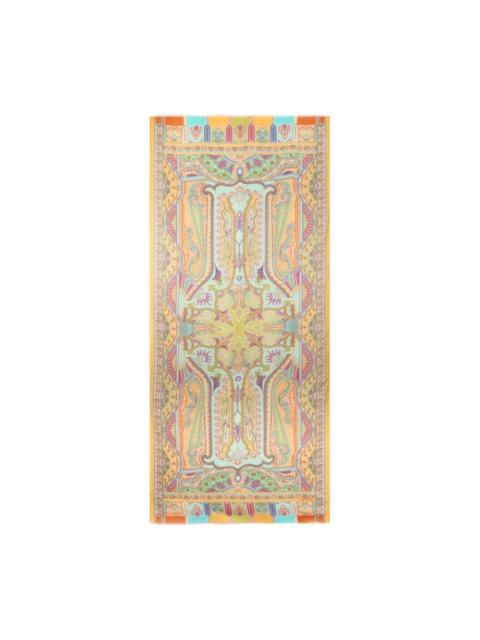 paisley-print scarf