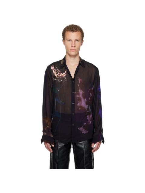 Black Flame Lily Shirt