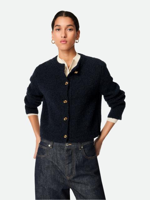 Wool Boucle Cardigan