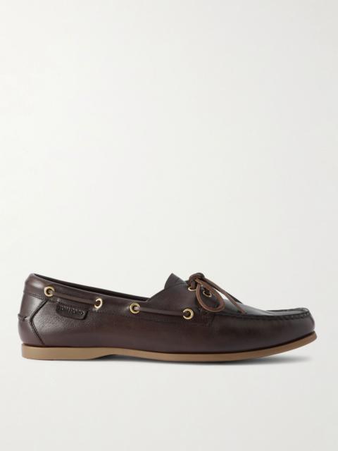 Robin Full-Grain Leather Boat Shoes Brown