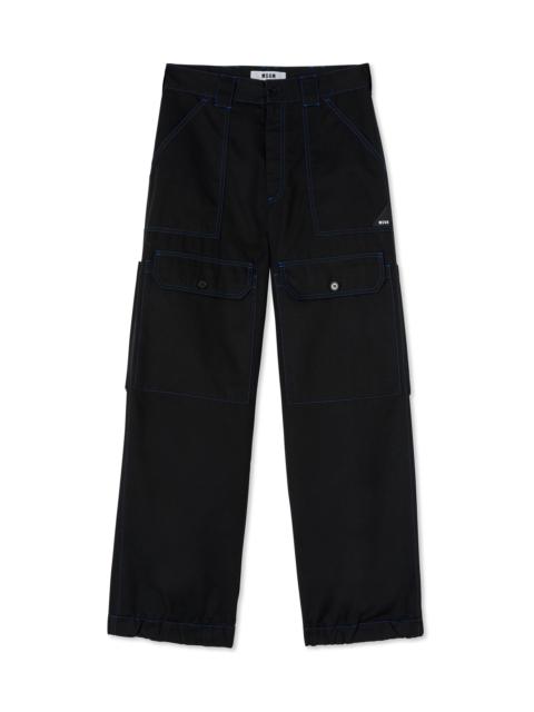 "Technical Gabardine" workwear trousers