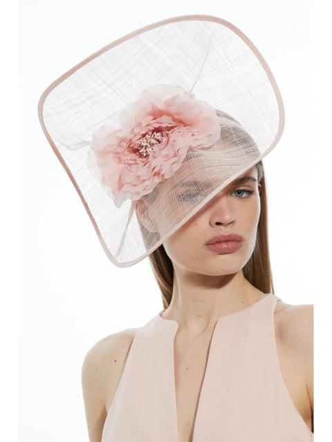 Flower Trim Headband Fascinator