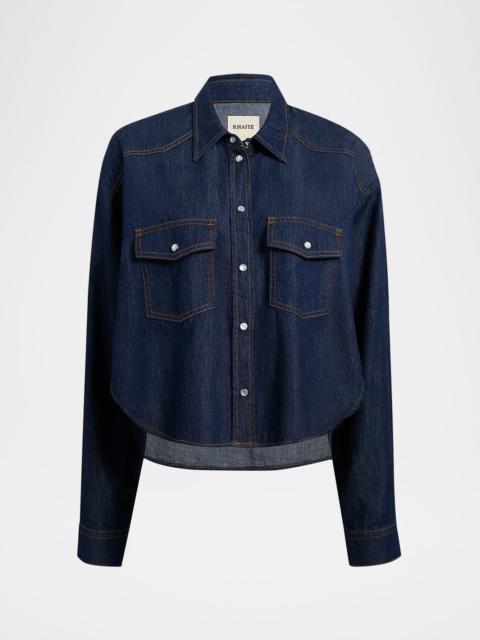 Grenon Denim Western Top