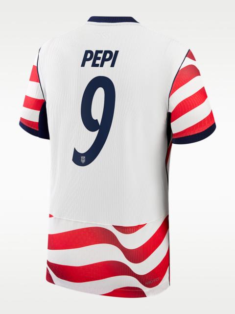 Ricardo Pepi USMNT 2026 Match Home Men's Nike Aero-FIT Soccer Jersey