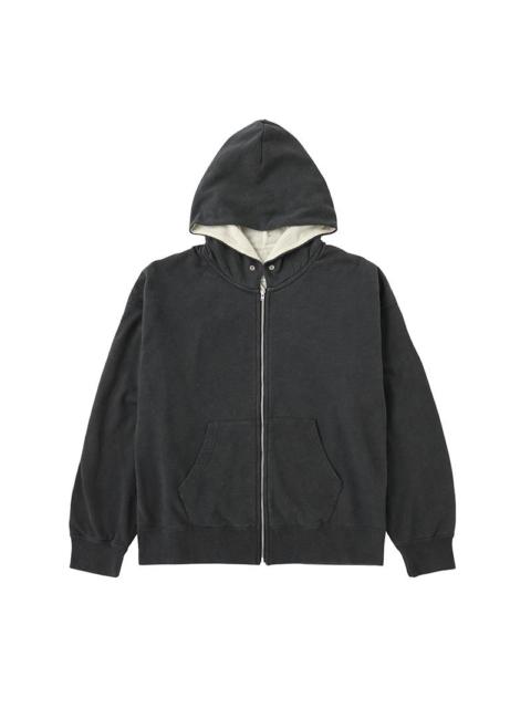 JUMBO SB DUAL HOODIE F.Z. DMGD BLACK