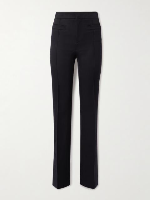 Wool-gabardine Slim-leg Pants