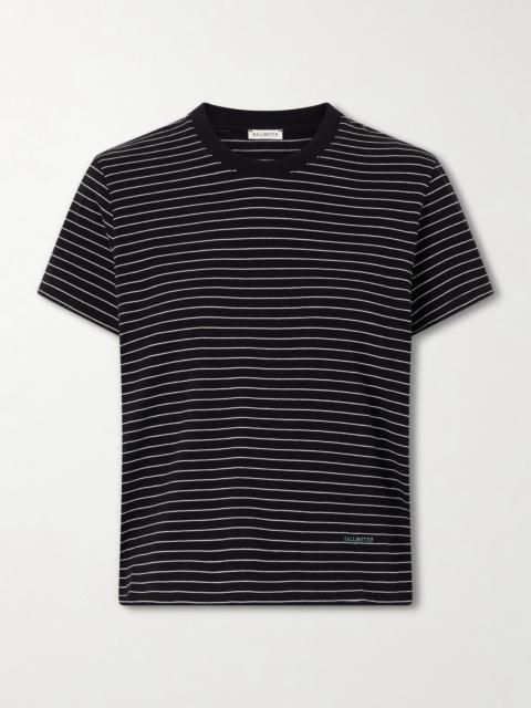 Kenzie Striped Cotton-jersey T-shirt