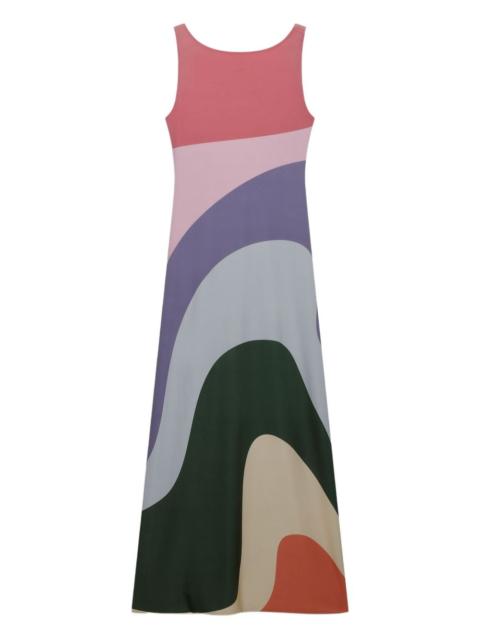 Rainbow midi dress