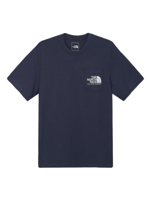 THE NORTH FACE Logo Short Sleeve T-Shirt 'Navy' NF0A4U9L-RG1
