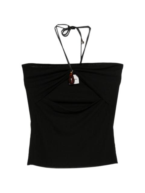 cutout strap bandeau top