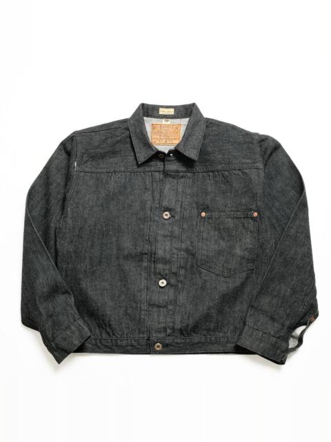 WILLIAM GIBSON COLLECTION - WORLD WAR II BLACK DENIM BLOUSE - BR16042