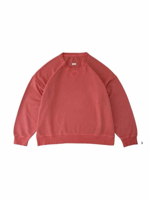 AMPLUS SWEAT L/S (UNEVEN DYE) RED
