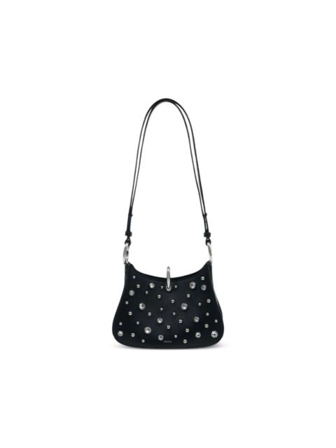 crystal-embellishment shoulder bag